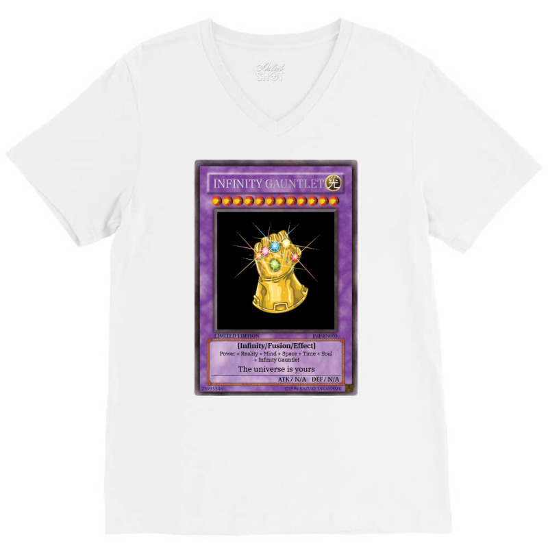 Heart Of The Cards V-Neck Tee by nduulimohlao0 | Artistshot