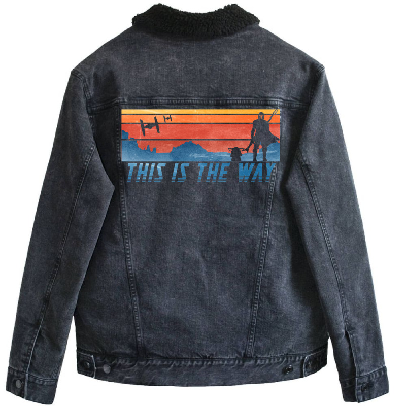 This Is The Way Unisex Sherpa-lined Denim Jacket | Artistshot