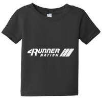 4runner Nation Text With Topo Map Stripes Premium Baby Tee | Artistshot