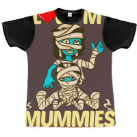 I Love My Mummies! Funny Halloween Gift For Lgbtq Graphic T-shirt | Artistshot