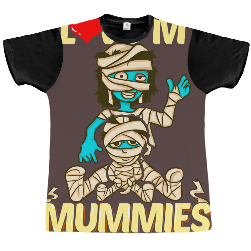 I Love My Mummies! Funny Halloween Gift For Lgbtq Graphic T-shirt by hackelsodrulg | Artistshot