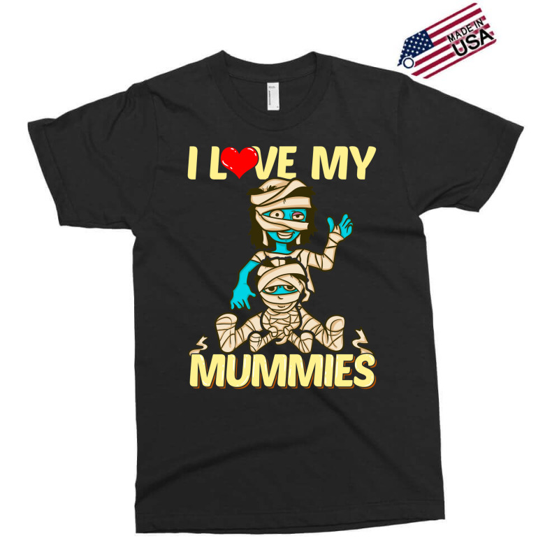 I Love My Mummies! Funny Halloween Gift For Lgbtq Exclusive T-shirt by hackelsodrulg | Artistshot