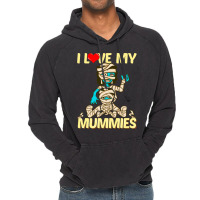 I Love My Mummies! Funny Halloween Gift For Lgbtq Vintage Hoodie | Artistshot