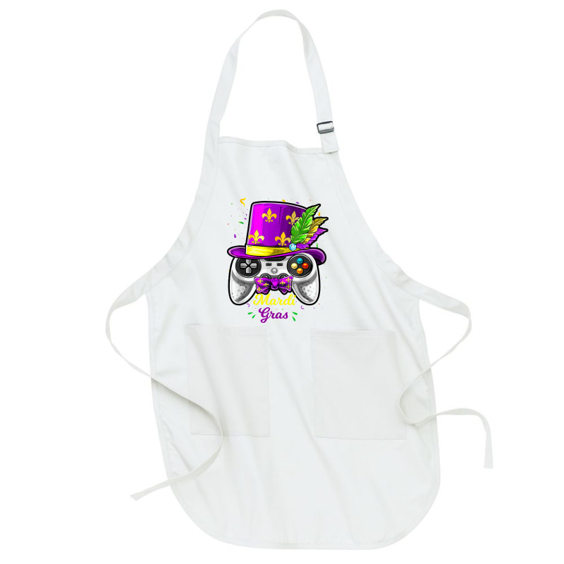 Mardi Gras Video Game Controller Jester Mask Costu Full-length Apron | Artistshot