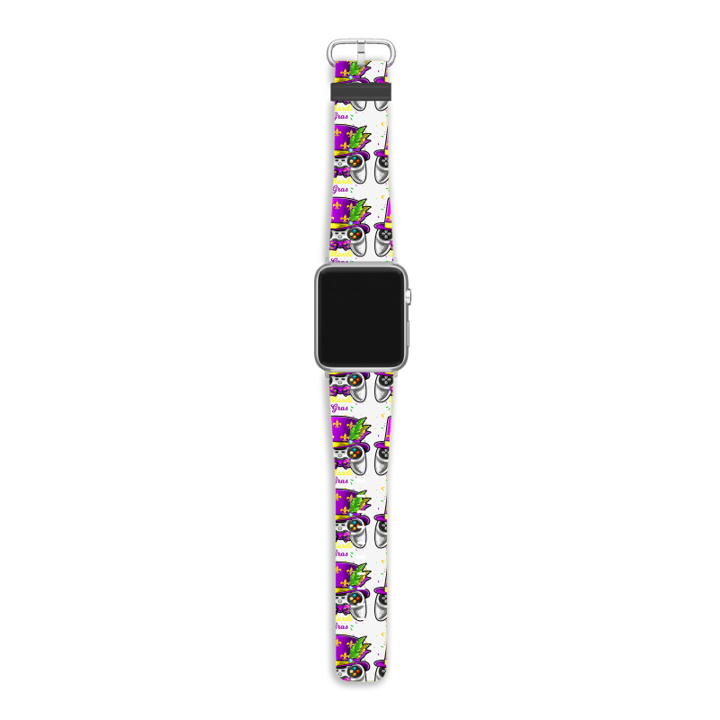 Mardi Gras Video Game Controller Jester Mask Costu Apple Watch Band | Artistshot