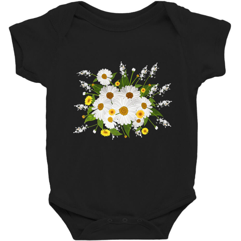 Marguerites Daisy Spring Flower Daisies Plant Gard Baby Bodysuit | Artistshot