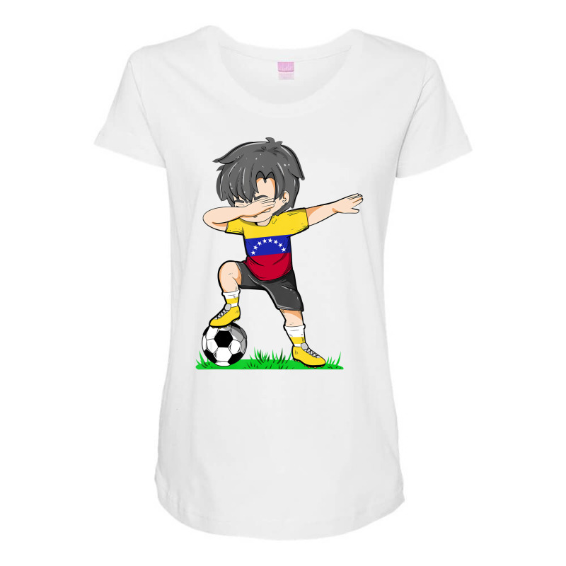 Soccer Venezuela Jersey Venezuelan Flag Football B Maternity Scoop Neck T-shirt by aiiluurosy | Artistshot