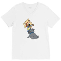 Puppy Dog Pals V-neck Tee | Artistshot