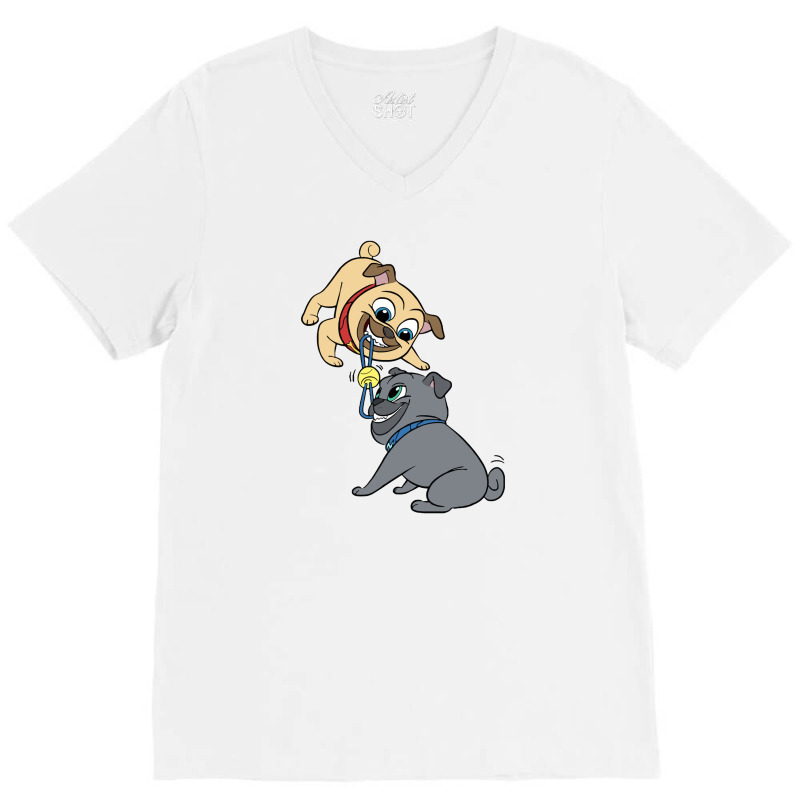 Puppy Dog Pals V-neck Tee | Artistshot