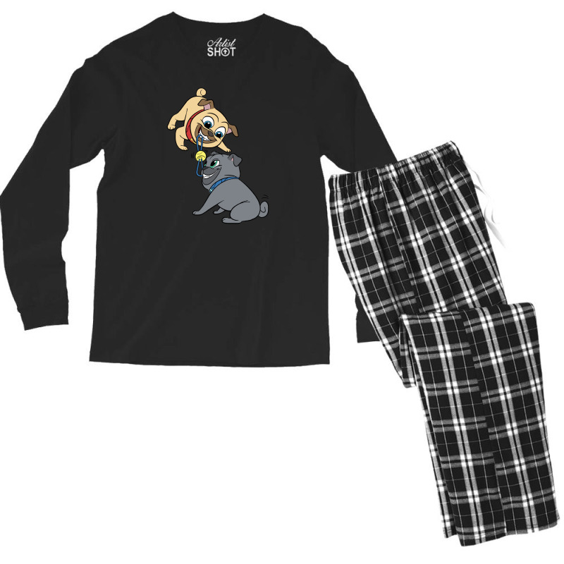 Puppy Dog Pals Men's Long Sleeve Pajama Set | Artistshot