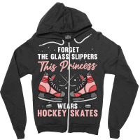 Funny Ice Hockey Art For Women Girls Ice Hockey Pl Zipper Hoodie | Artistshot