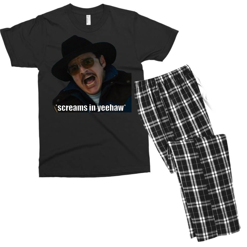 Screams In Yeehaw Men's T-shirt Pajama Set by tofigasaadnaj | Artistshot