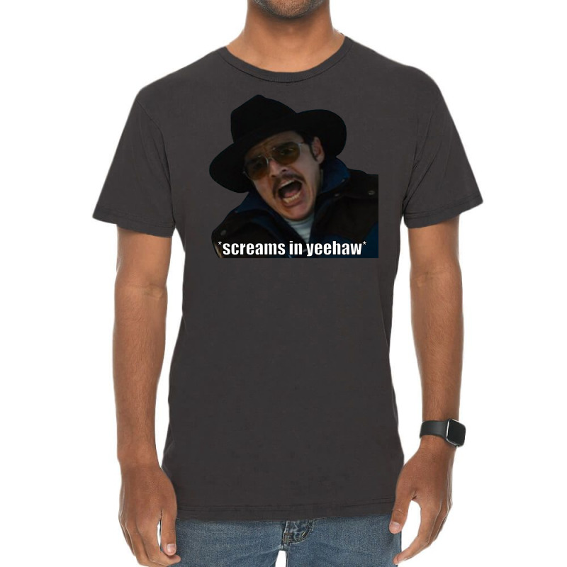 Screams In Yeehaw Vintage T-Shirt by tofigasaadnaj | Artistshot