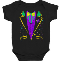 Mardi Gras Tuxedo Costume Funny Carnival Parade De Baby Bodysuit | Artistshot