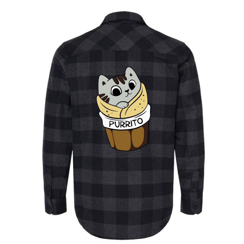 Purrito Cat Flannel Shirt | Artistshot