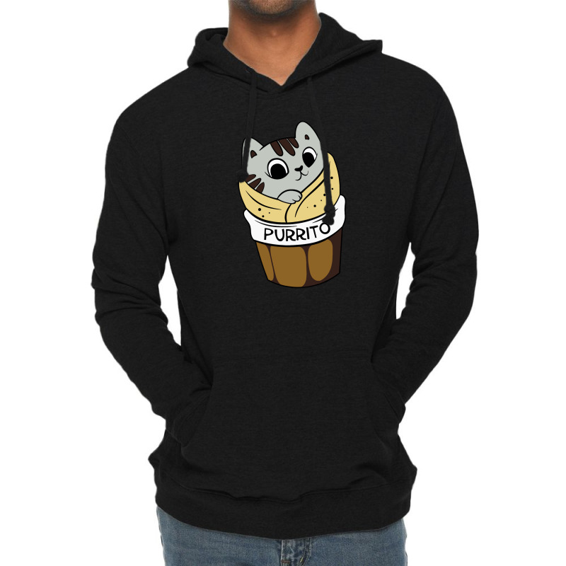 Purrito Cat Lightweight Hoodie | Artistshot