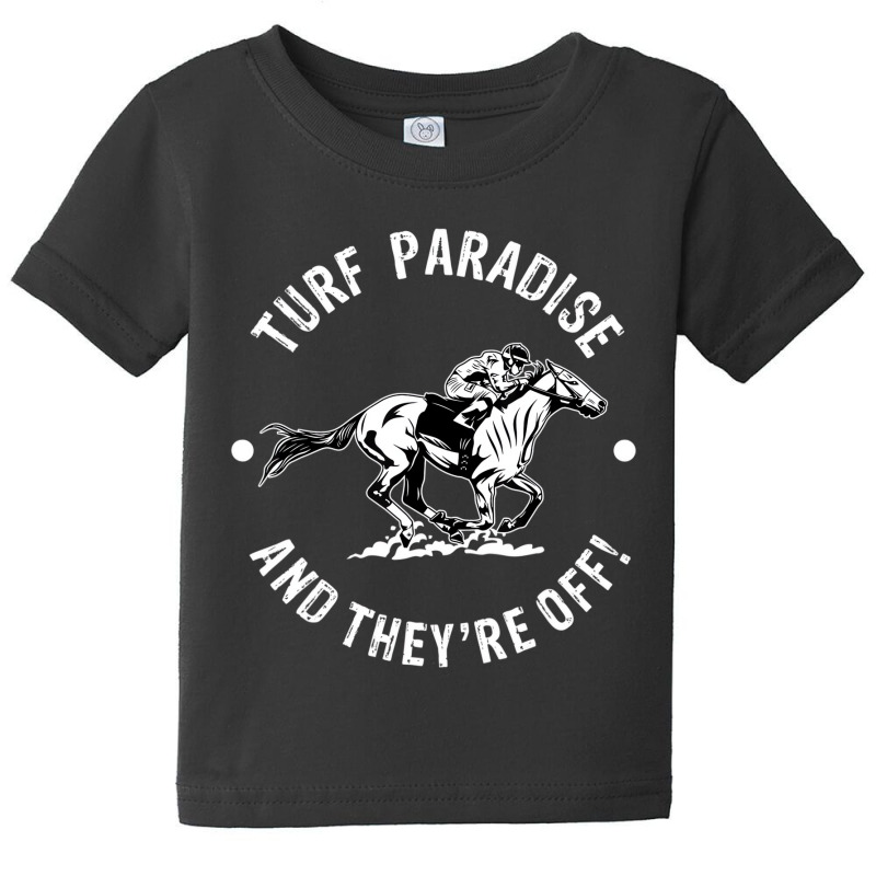 Turf Paradise Racetrack Horse Racing Fan Equestria Baby Tee by karynadreck | Artistshot