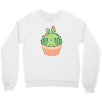 Rabbit Cactus Crewneck Sweatshirt | Artistshot