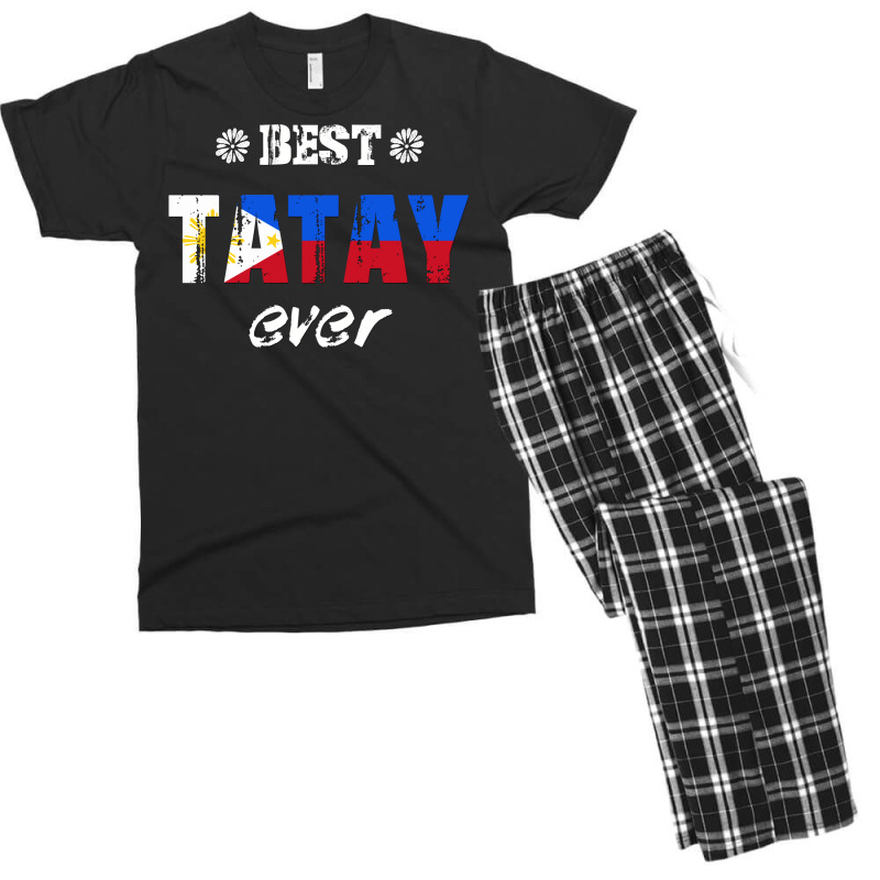 Best Tatay Ever Men's T-shirt Pajama Set by gemasteksl | Artistshot