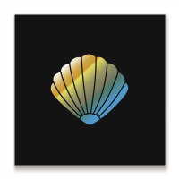 Beautiful Clams Metal Print Square | Artistshot