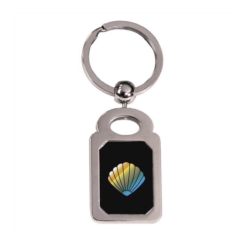 Beautiful Clams Silver Rectangle Keychain | Artistshot