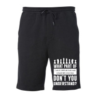 What Part Of Chess Don't You Understand Chess Sici Fleece Short | Artistshot