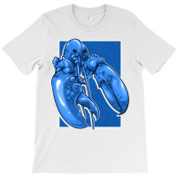 Funny Jumpscare Lobster Meme Blue Crustacean Pullo T-shirt | Artistshot