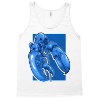 Funny Jumpscare Lobster Meme Blue Crustacean Pullo Tank Top | Artistshot