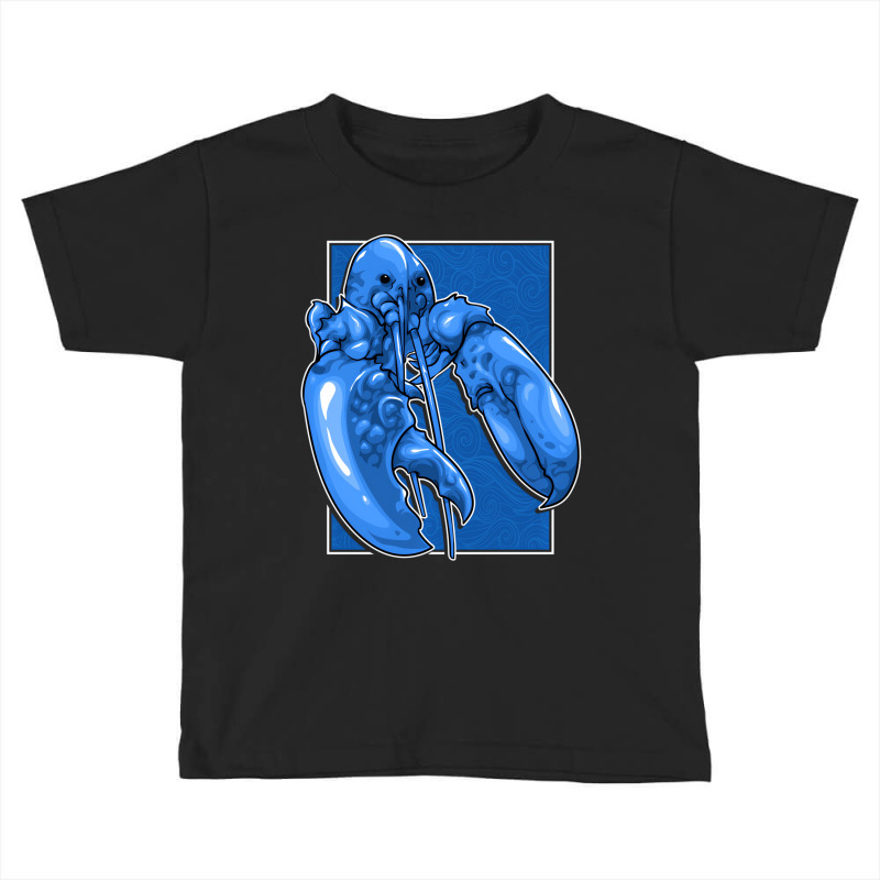 Funny Jumpscare Lobster Meme Blue Crustacean Pullo Toddler T-shirt | Artistshot