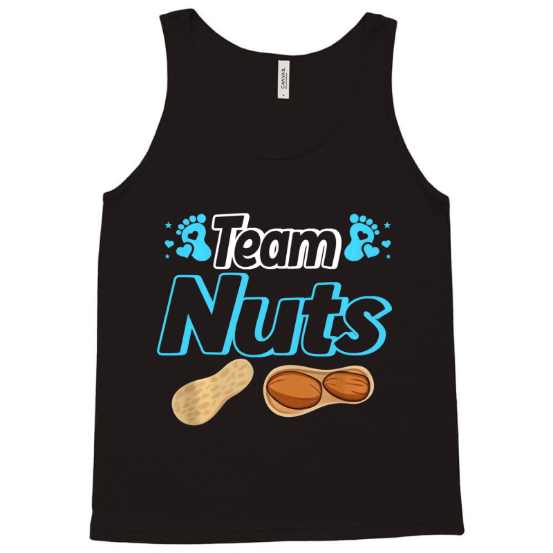 Nuts Or No Nuts Baby Shower Gender Reveal Team Boy Tank Top | Artistshot