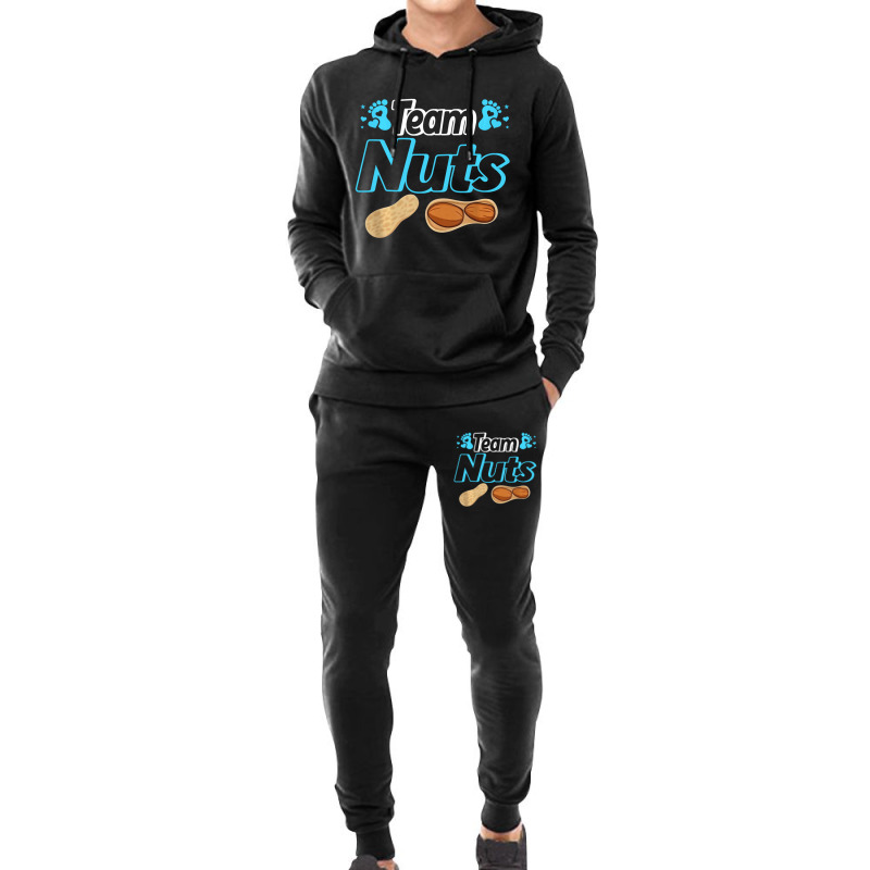 Nuts Or No Nuts Baby Shower Gender Reveal Team Boy Hoodie & Jogger Set | Artistshot