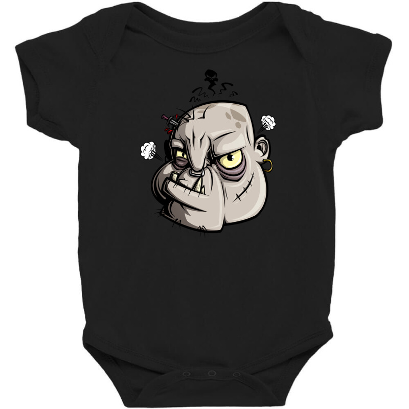 Angry Ogre. Baby Bodysuit by Denz. | Artistshot