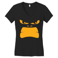 Angry Gorilla Face Women's V-neck T-shirt | Artistshot