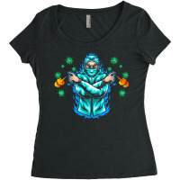 Vaccinated Check   I Got Vaccinated Women's Triblend Scoop T-shirt | Artistshot