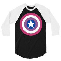 Bisexual Cap Pride 3/4 Sleeve Shirt | Artistshot