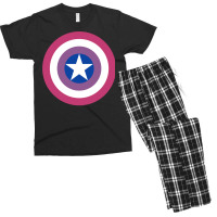 Bisexual Cap Pride Men's T-shirt Pajama Set | Artistshot