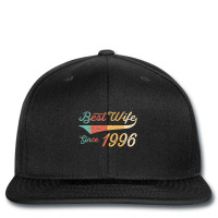 25 Year Wedding Anniversary Gift Her Best Wife Sin Printed Hat | Artistshot