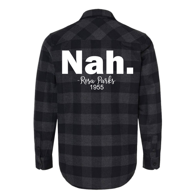 Black History Month Nah African American Heritage Flannel Shirt | Artistshot