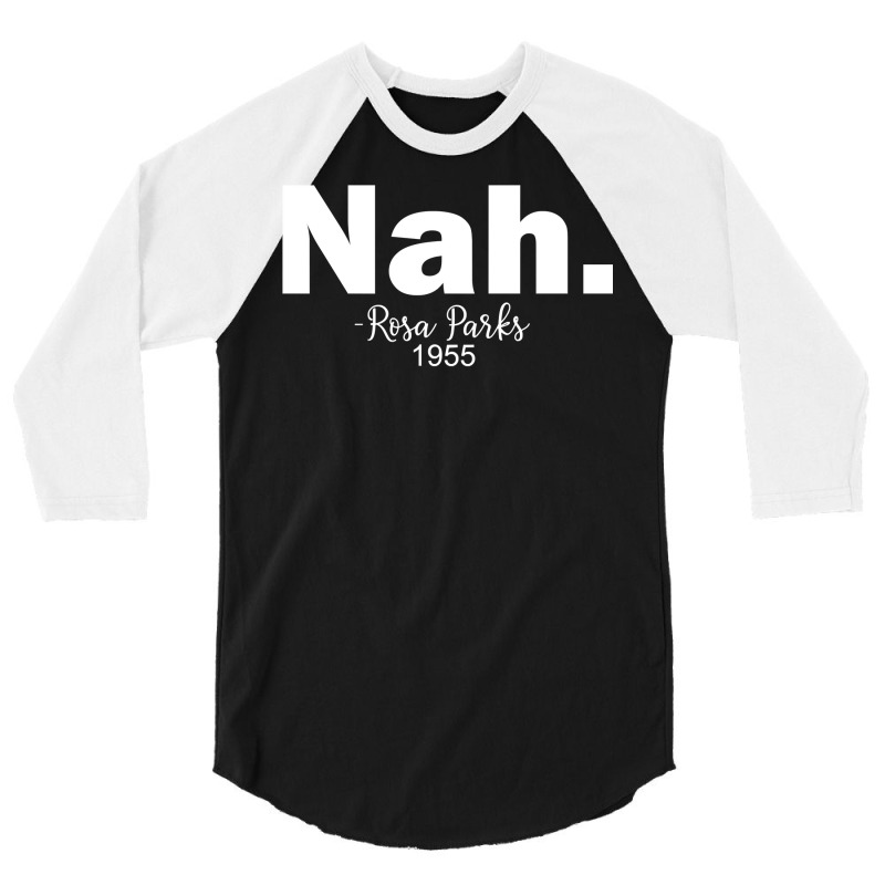 Black History Month Nah African American Heritage 3/4 Sleeve Shirt | Artistshot