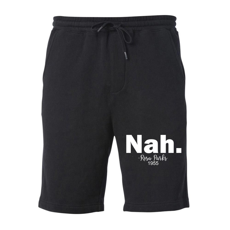 Black History Month Nah African American Heritage Fleece Short | Artistshot