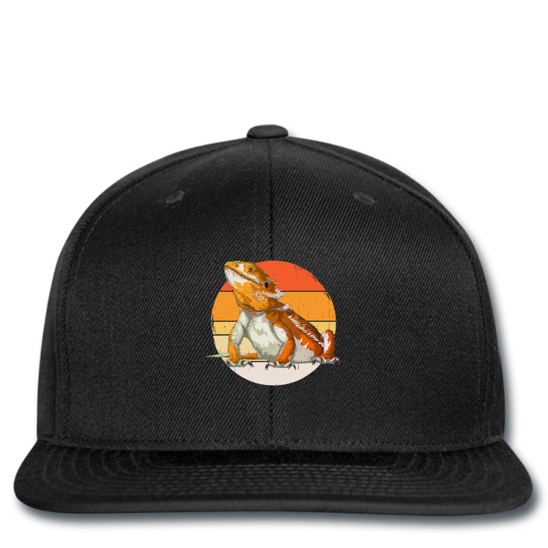 Retro Vintage Bearded Dragon Funny Reptile Animal  Printed hat by whoretacarpal | Artistshot