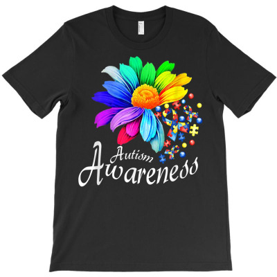In A World Where You Can Be Kind Autism Awareness Sunflower T Shirt T-shirt Designed By Luan Truong