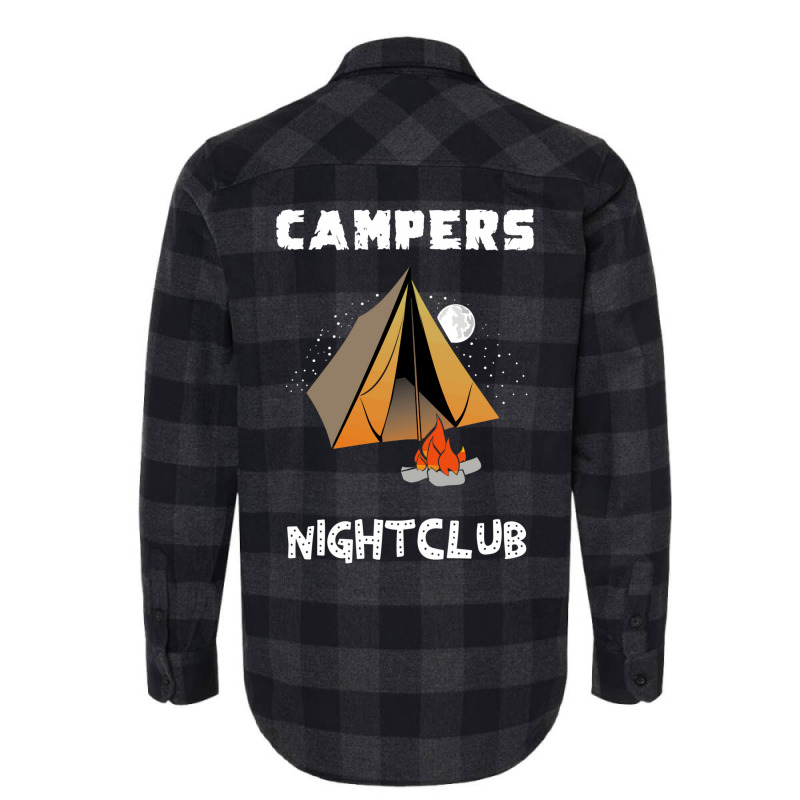 Campers Night Club Flannel Shirt | Artistshot