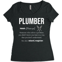 Plumber Plumbing Work Pipe Gift (6) Women's Triblend Scoop T-shirt | Artistshot