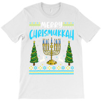 Merry Christmukkah Funny Jewish Hanukkah Christmas T-shirt | Artistshot