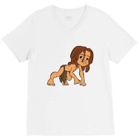 Young Tarzan V-neck Tee | Artistshot