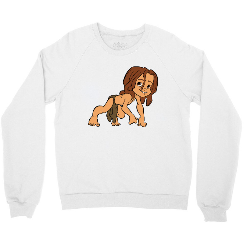 Young Tarzan Crewneck Sweatshirt | Artistshot