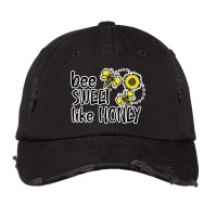 Bee Sweet Like Honey Vintage Cap | Artistshot