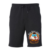 Funny Owl How Many Licks Does It Take Retro Vintag Fleece Short | Artistshot