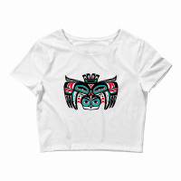 Alaska Native American Indian Tlingit Tribal Owl S Crop Top | Artistshot